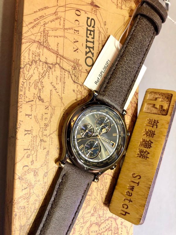 Seiko SPL062P1 AGE OF DISCOVERY LIMITED EDITION WORLD TIME ALARM WATCH Carousell