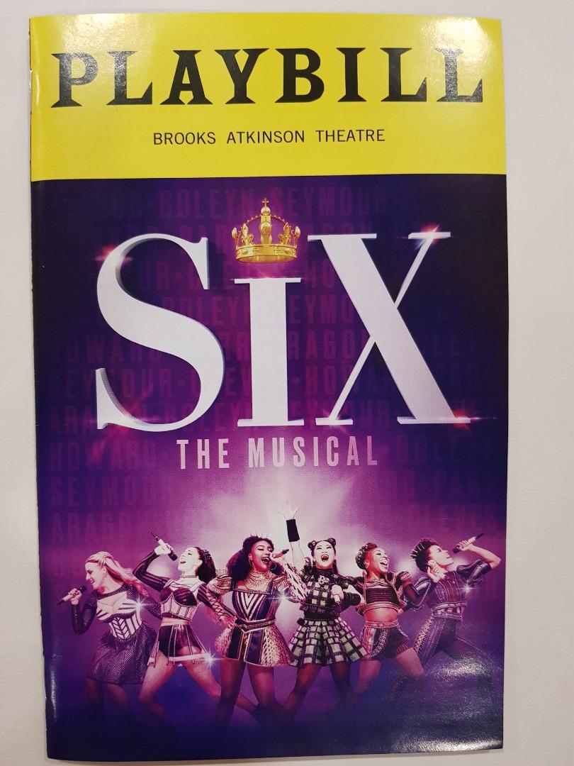 Six The Musical Playbill Origi 1593800852 Cd23e1fc Progressive 