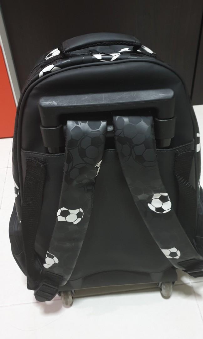 SMIGGLE SOCCER School Trolley Bag, Babies & Kids, Babies & Kids Fashion