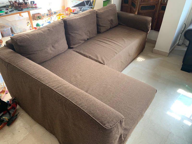 Sofa Friheten with brand new cover, Furniture & Home Living, Furniture