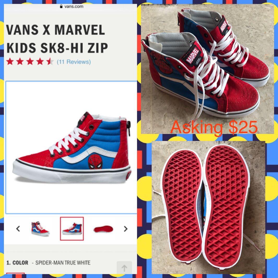 Spider-Man Vans shoes, Babies \u0026 Kids 