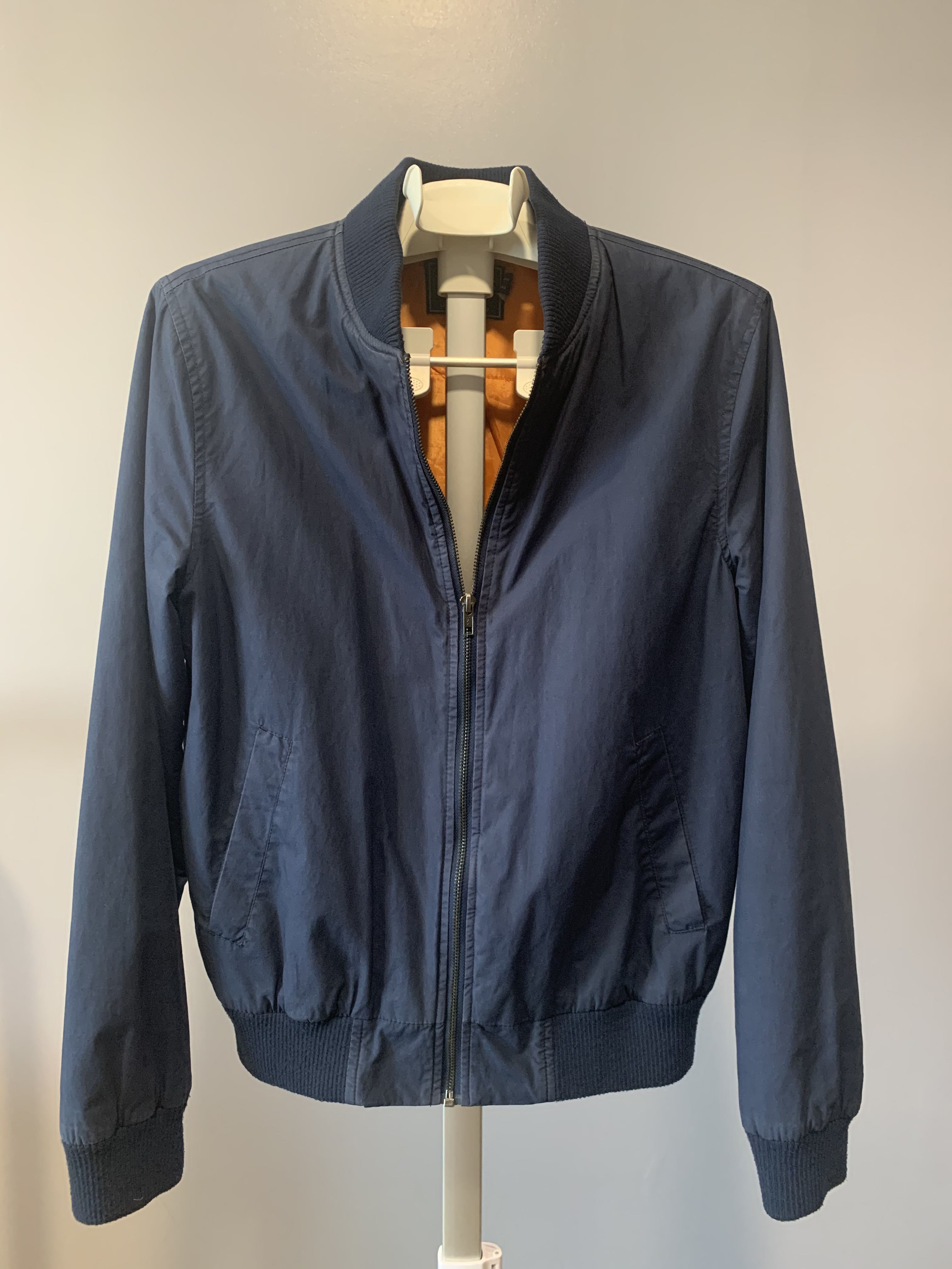 topman blue bomber jacket