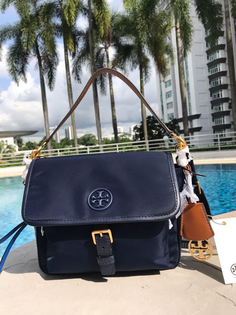 Tory Burch Perry Nylon Crossbody Bag, Luxury, Bags & Wallets on Carousell