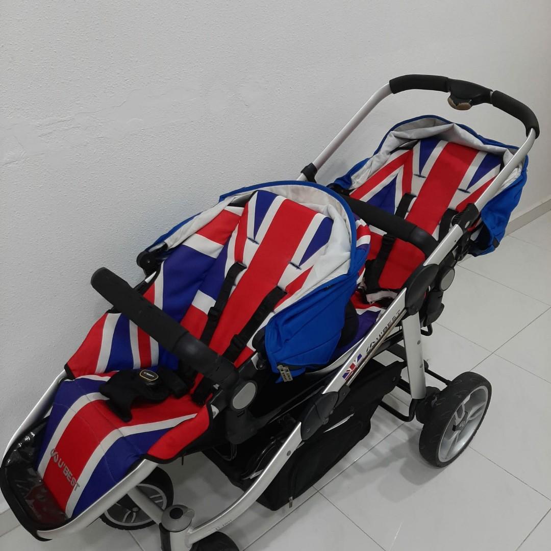 U Best Twin Stroller Babies Kids Strollers Bags Carriers On Carousell