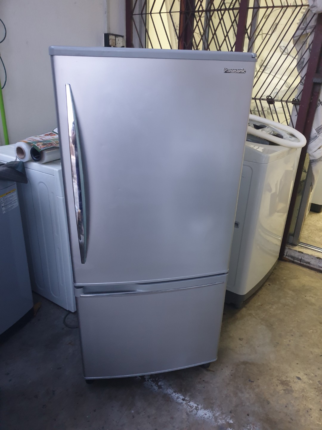 Used Panasonic 2 Doors Fridge Refrigerator Peti Sejuk Peti Ais In Good Condition Kitchen Appliances On Carousell