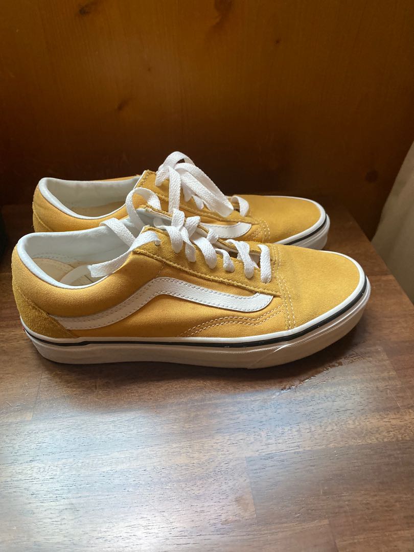 vans mustard yellow shoes