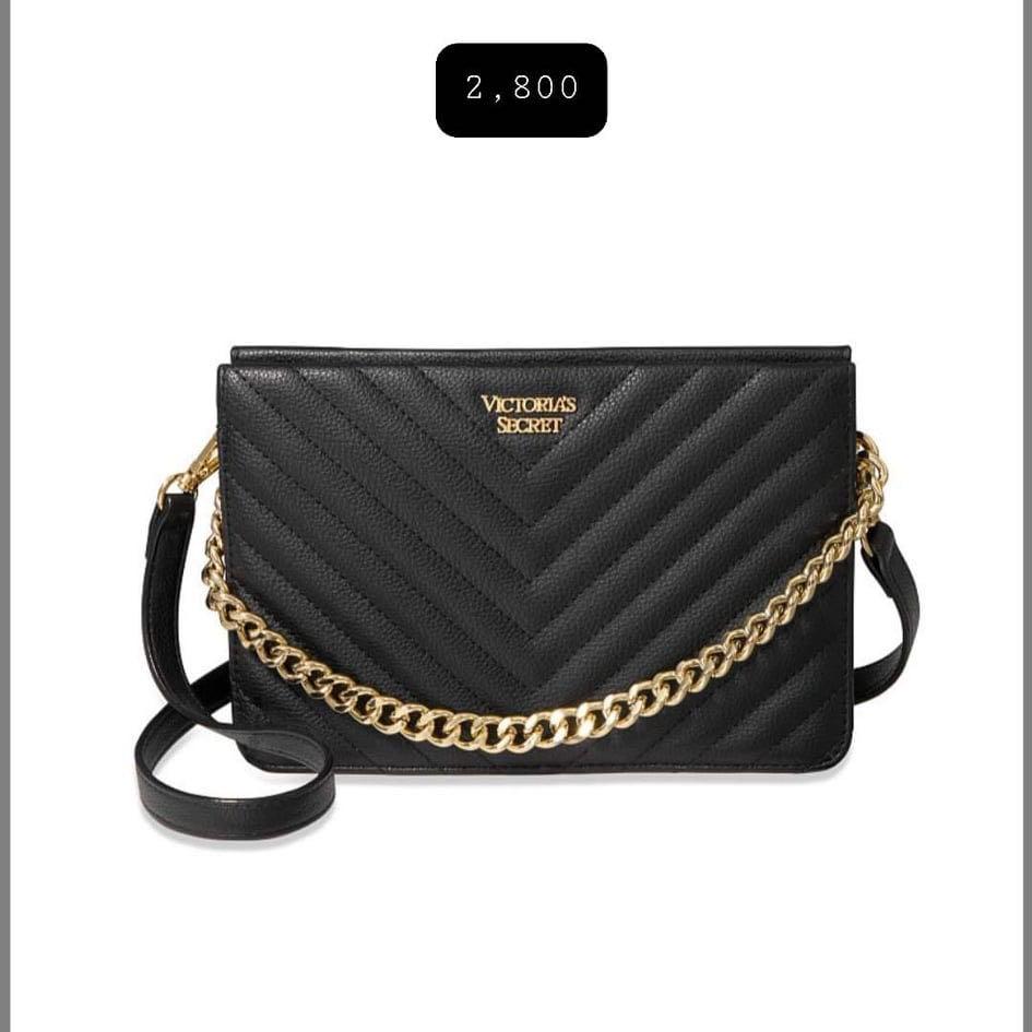 Victoria Secret Sling Bag  Sling bag, Bags, Black sling bag