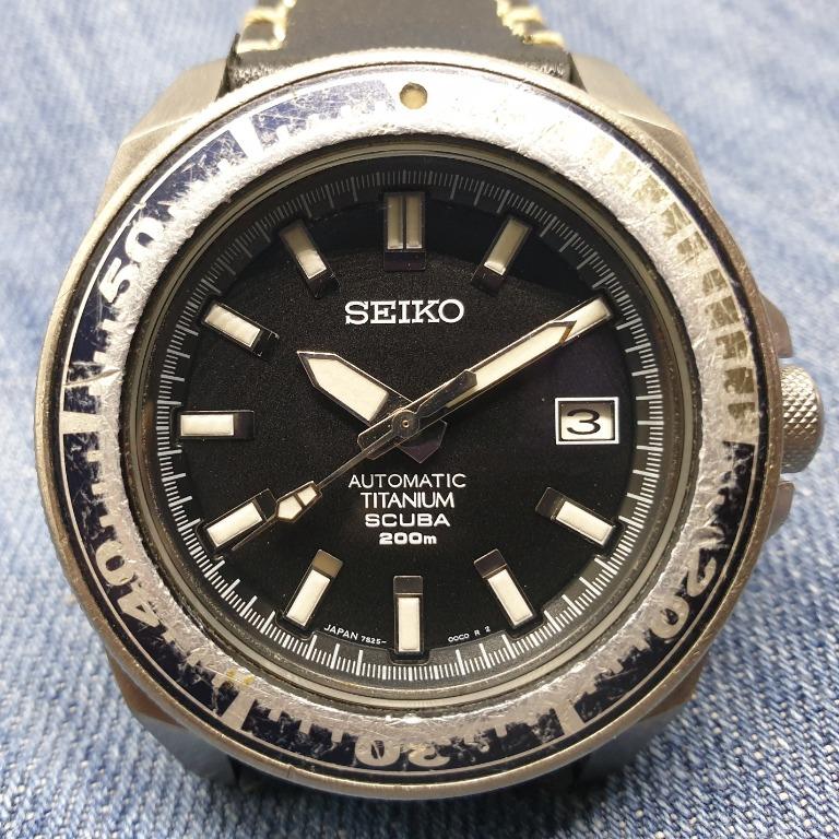 Vintage JDM Titanium Seiko Samurai 7S25-00D0 Automatic Men's Watch, Women's  Fashion, Watches & Accessories, Watches on Carousell