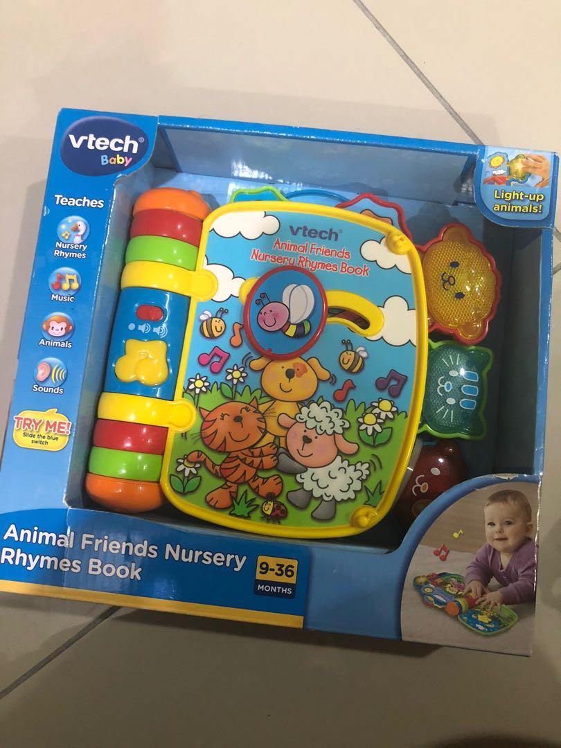 vtech animal friends nursery rhymes book