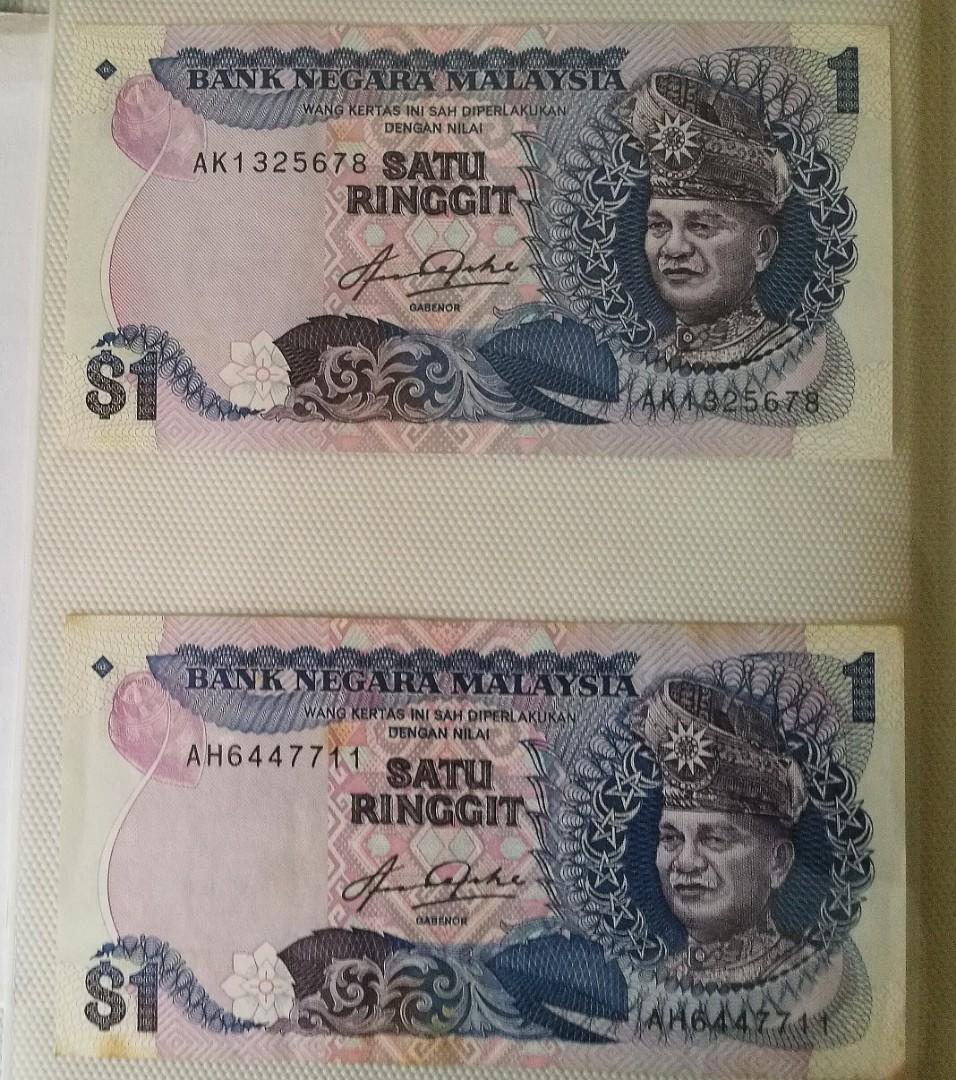 Wang Kertas Lama Old Notes Ringgit Malaysia 14 Pcs Antiques Currency On Carousell