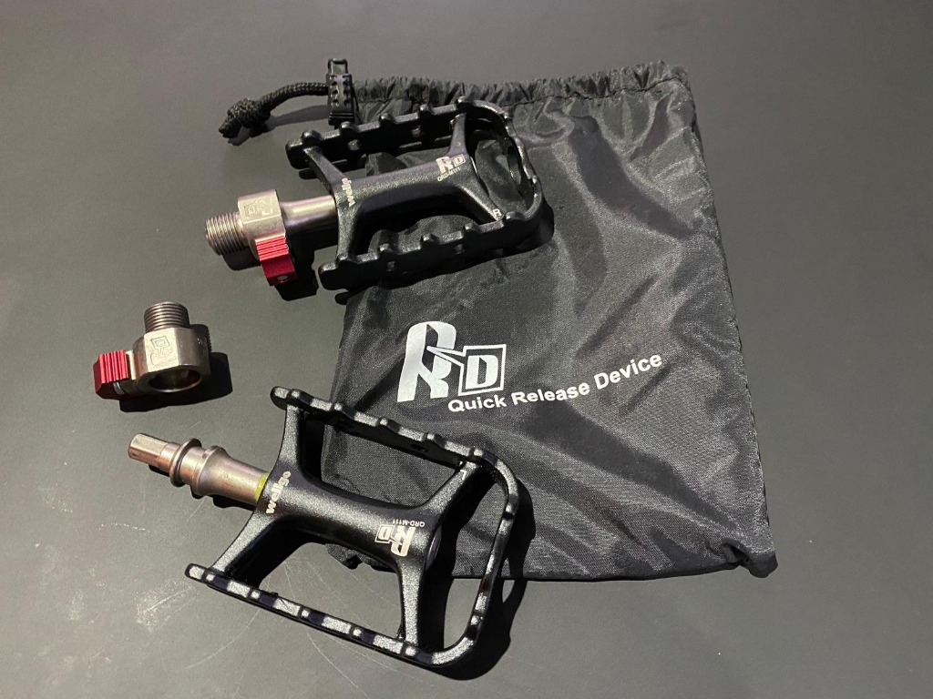 Wellgo quick release pedals top