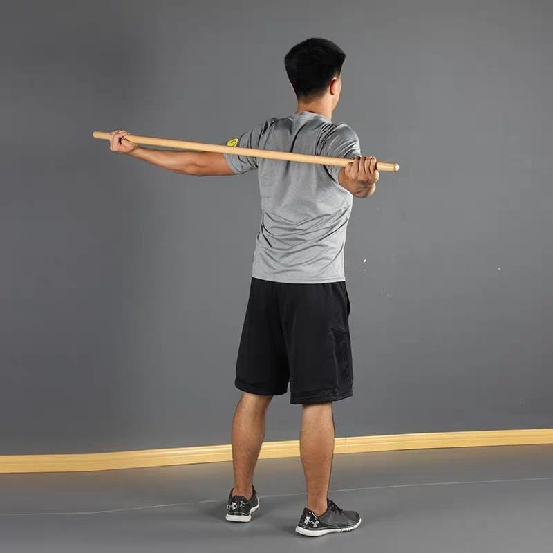 Wooden dowel postural Yoga Pilates 160cm x 28mm BN READY STOCK, Sports