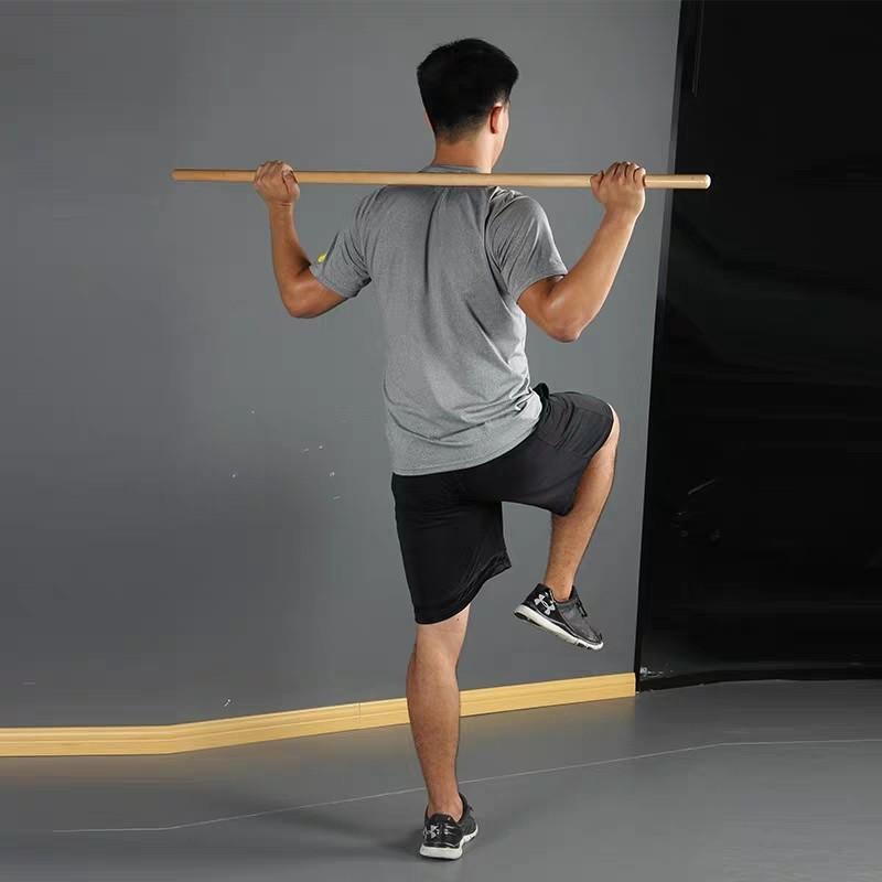 Wooden dowel postural Yoga Pilates 160cm x 28mm BN READY STOCK, Sports