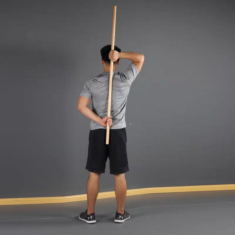 Wooden dowel postural Yoga Pilates 160cm x 28mm BN READY STOCK, Sports