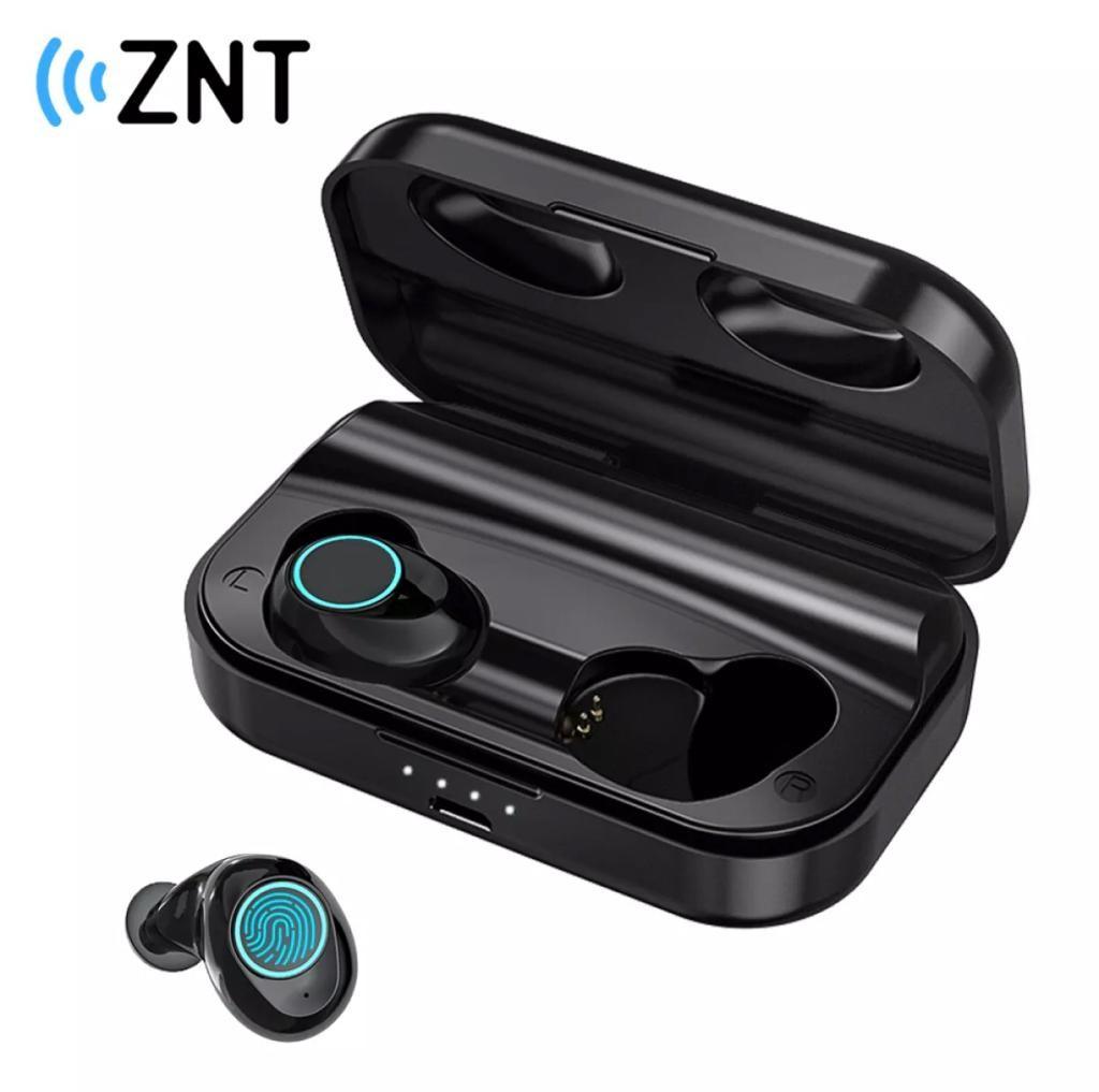 ZNT Sound Bass Plus Bluetooth 5.0 True Wireless Earbuds Touch Control Earphone Deep Bass Bluetooth Earphones with IPX7 Waterproof and 3000 mAh Large