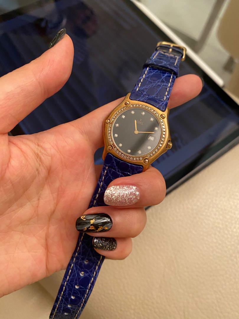 Ebel 18k best sale gold diamond watch