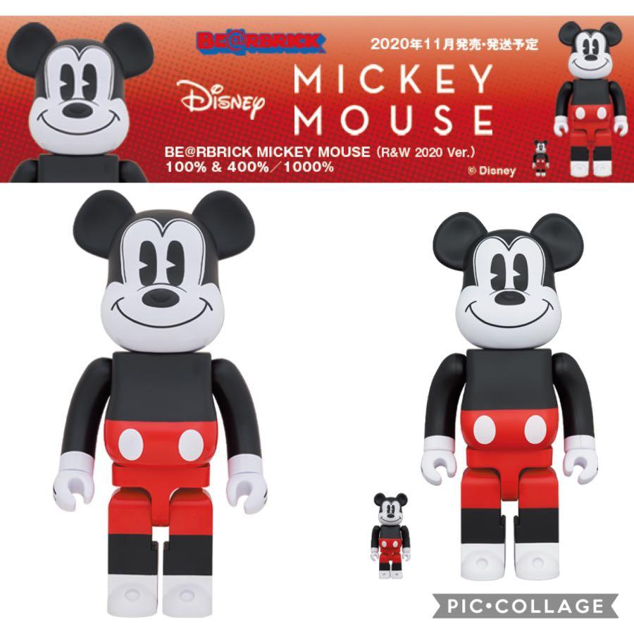 BE@RBRICK MICKEY MOUSE (R&W 2020 Ver.) | sweatreno.com