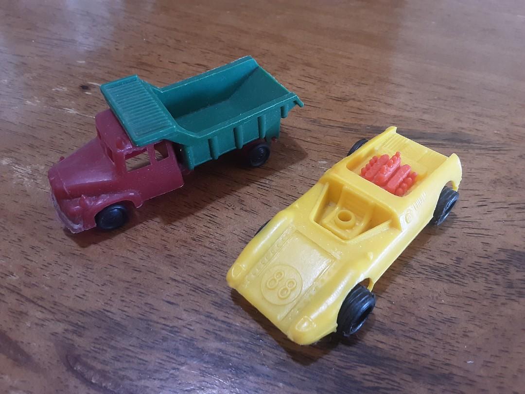 60 70年代懷舊車仔玩具跑車泥頭車racing Car Dump Truck X2架 玩具 遊戲類 玩具 Carousell