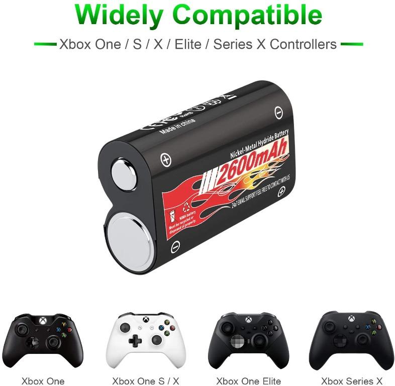 916FG Xbox One Controller Battery Pack 2 x 2600mAh High Speed