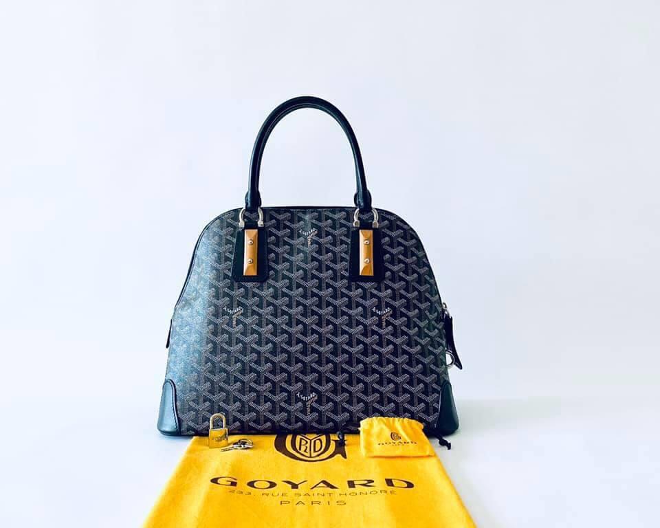 Goyard Goyardine Vendome PM - Black Handle Bags, Handbags