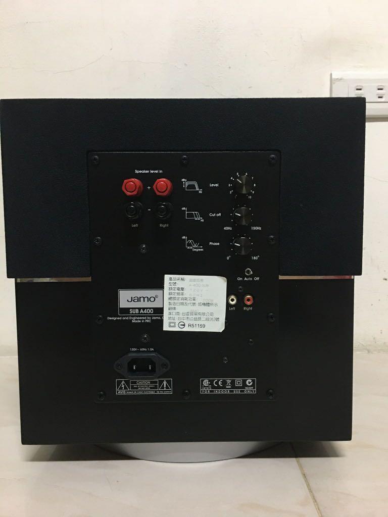 丹麥 尊寶 JAMO SUB A400 重低音喇叭 10吋單體 品項新 少用 200W, 耳機及錄音音訊設備, Soundbar、揚聲器、藍牙喇叭、耳擴在旋轉拍賣