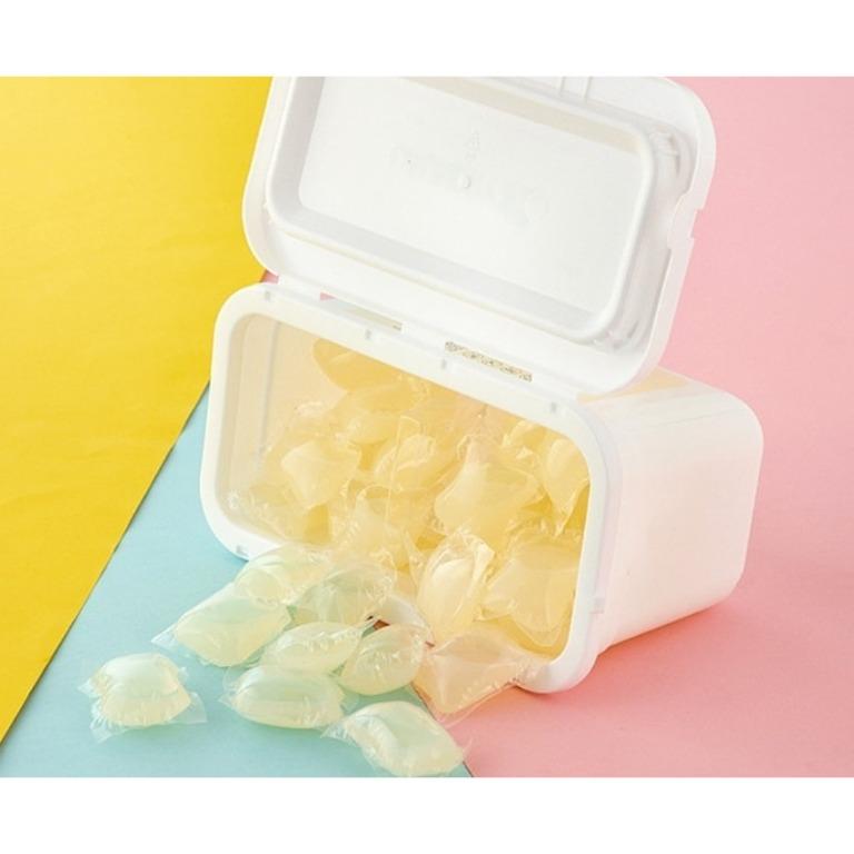 [泰國製造] Yesus Laundry ball 濃縮 3合1洗衣凝珠洗衣球40枚入(爽身粉味), 傢俬＆家居, 家居清潔及護理用品