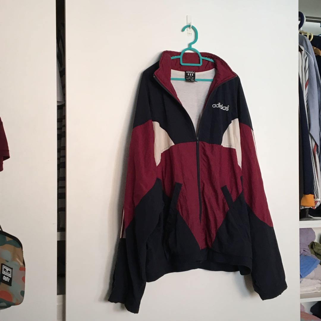 adidas vintage windbreaker
