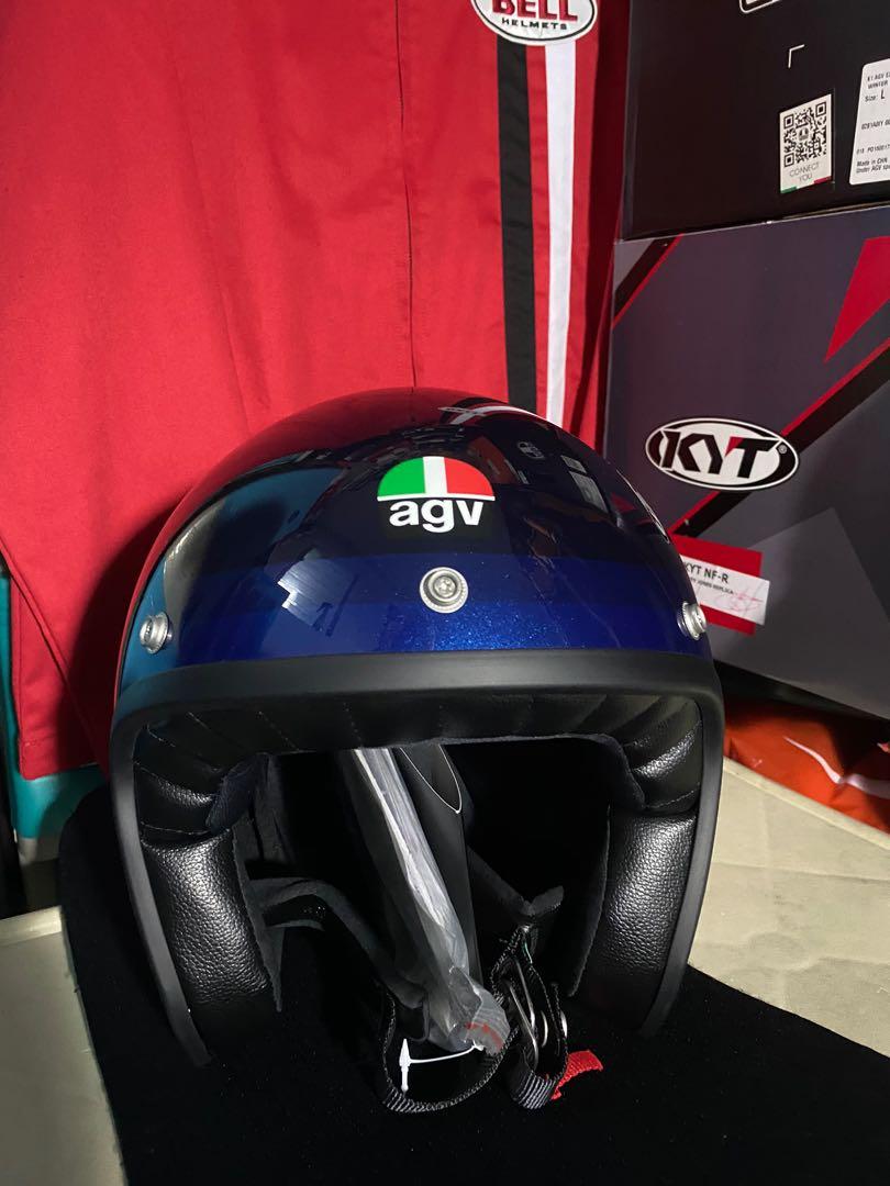 Agv x70 trofeo series blue helmet Men s Fashion Watches