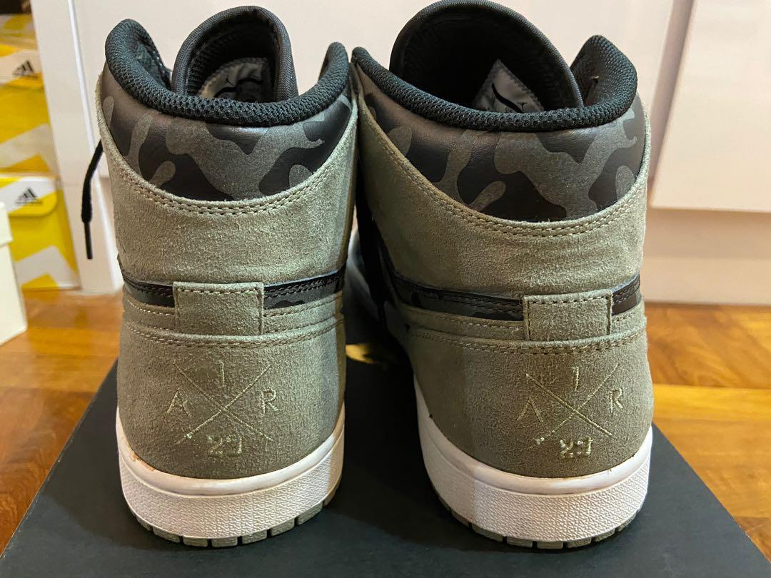 Air jordan 1 reflective camo cheap