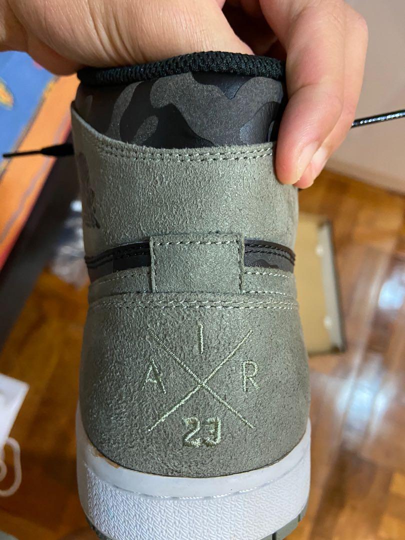 Air Jordan 1 Shadow Camo 3M Reflective Premium 23 Men s Fashion Footwear Sneakers on Carousell