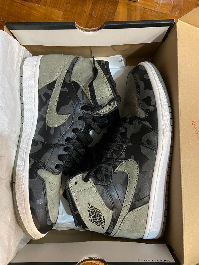 Jordan 1 reflective camo sale