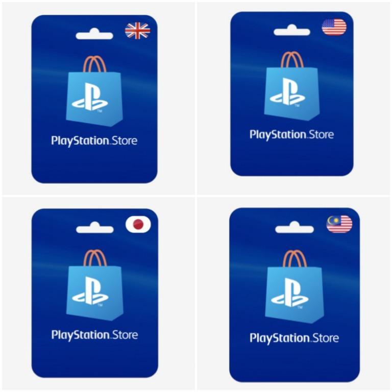 play station card