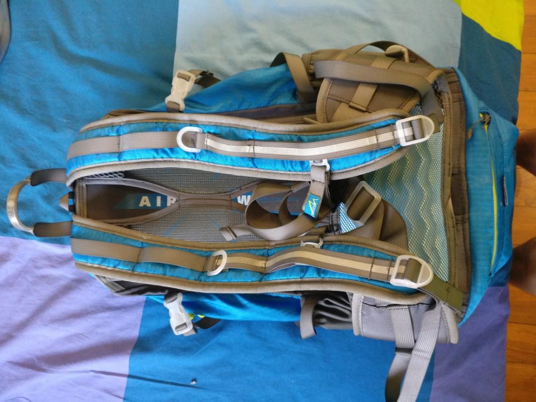 armani exchange backpack leather