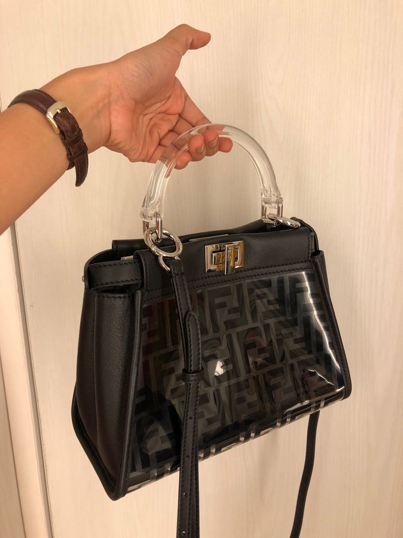 Clear fendi bag new arrivals