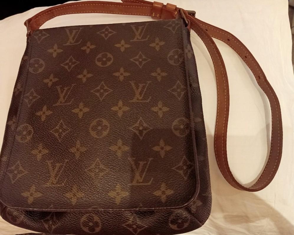 Authentic LOUIS VUITTON Musette Salsa GM Monogram Shoulder Tote Bag Purse  #52534