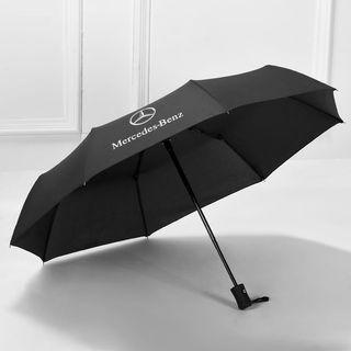 Instock!!Automatic 3-fold car Brand umbrella(customised)