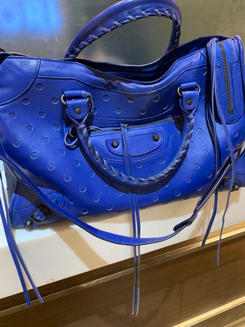 balenciaga perforated bag