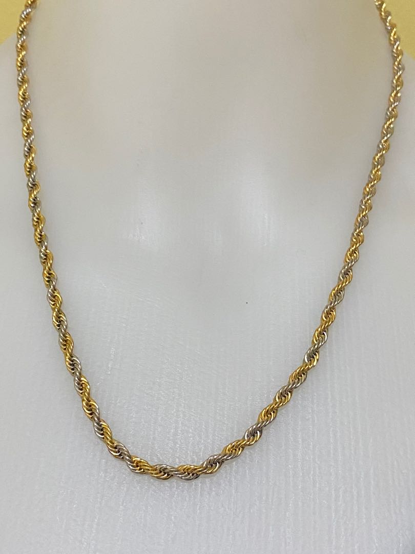 Bicolor Necklace, Women's Fashion 
