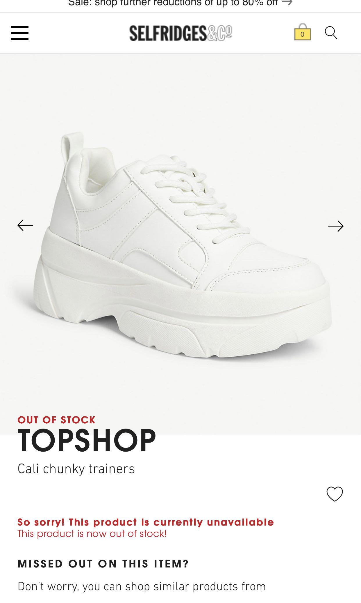 topshop shoes trainers