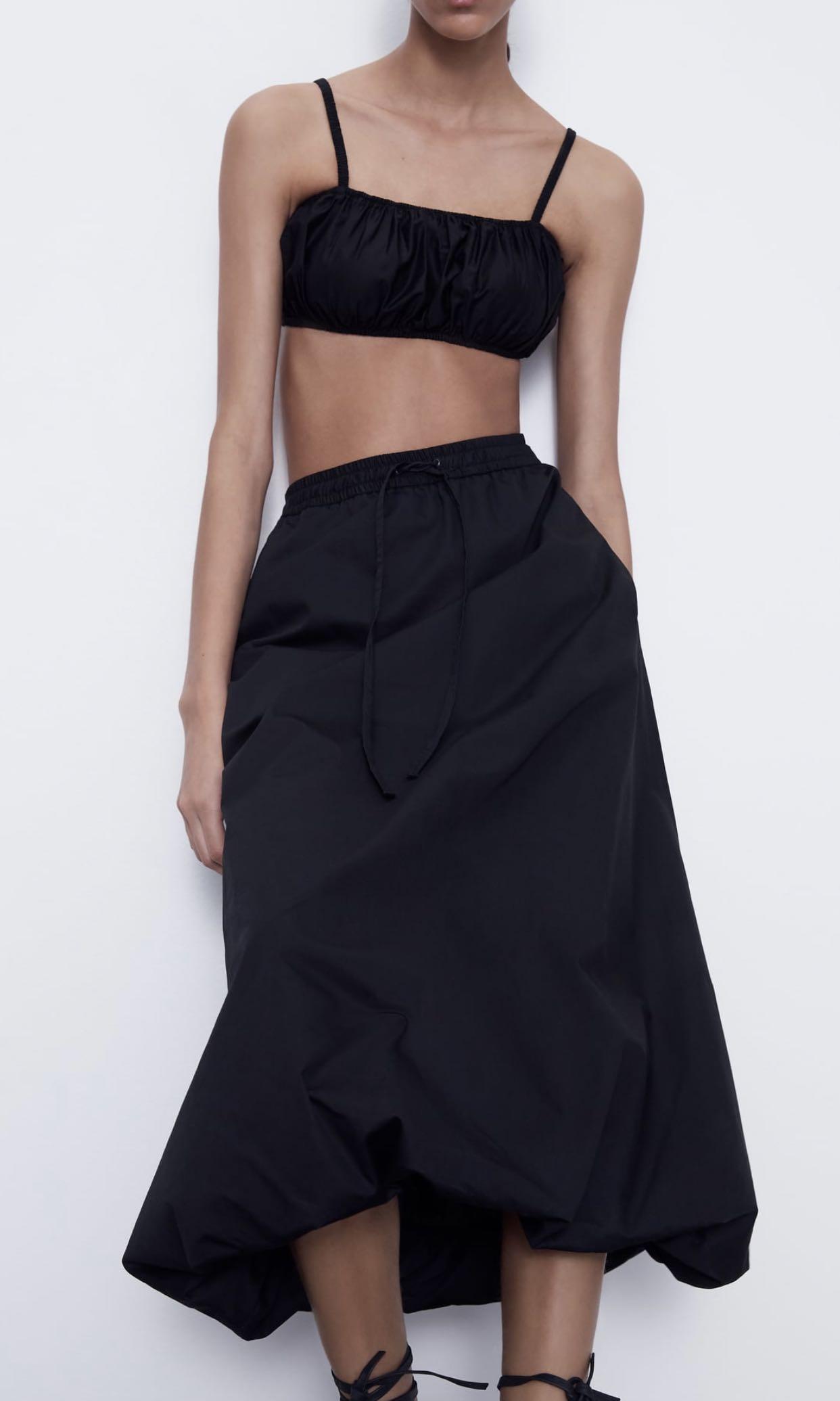 BNWT Zara poplin crop top (Category: Dresses) located in Makati City. Submitted by madclutter (Listing ID 1024819266, Image 3). Description: .
