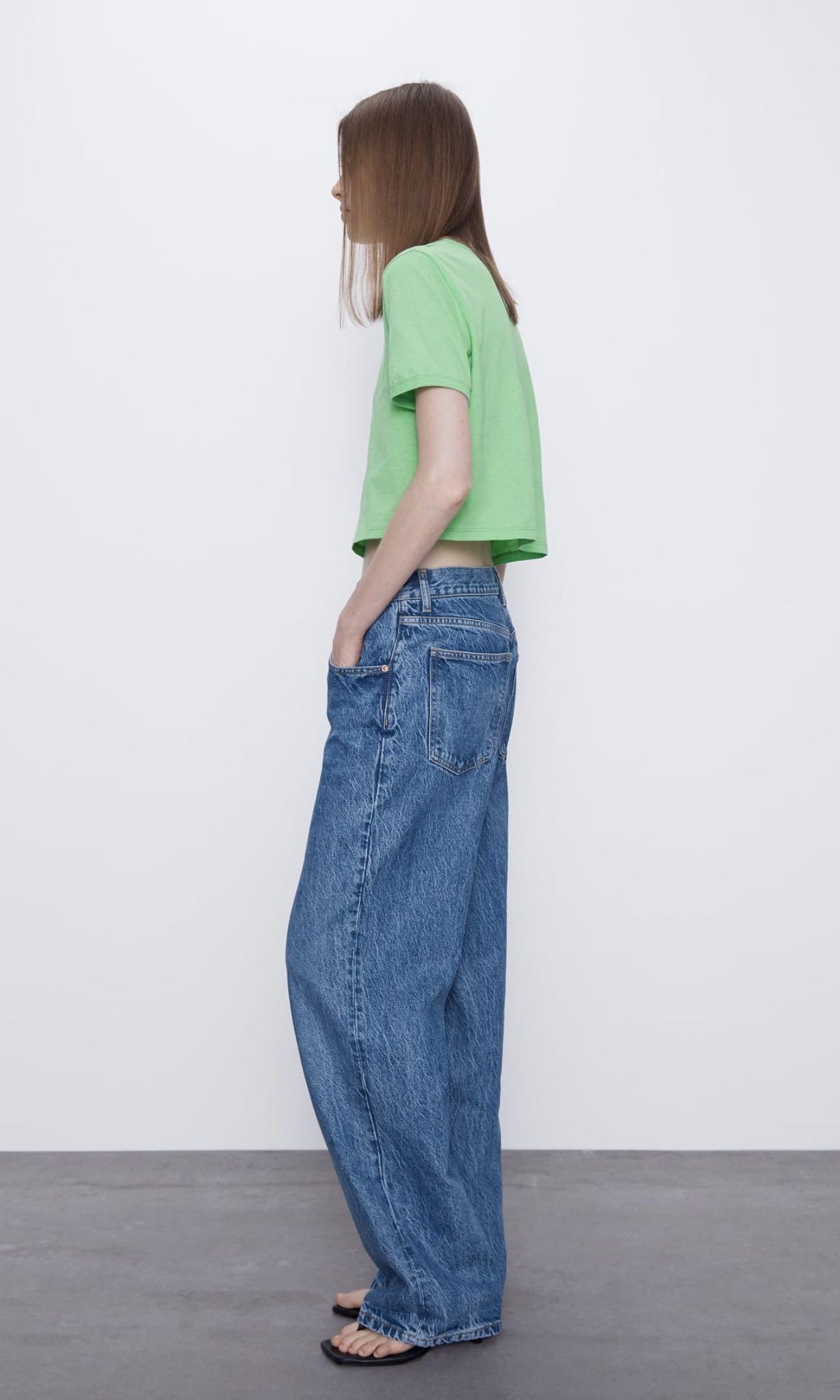BNWT Zara slogan shirt (Category: Shirts) located in Makati City. Submitted by madclutter (Listing ID 1024814912, Image 3). Description: Available sizes: Medium, Large.