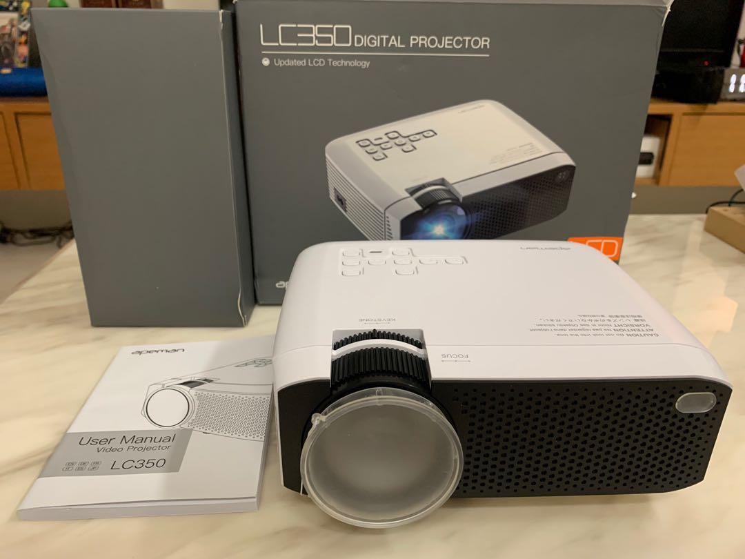 Brand new Apeman LC350 digital projector with free wireless display