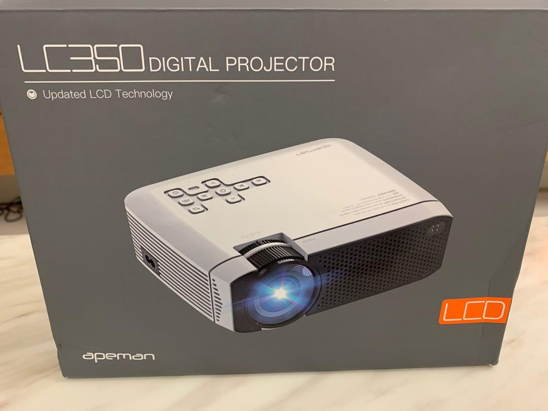 Brand new Apeman LC350 digital projector with free wireless display