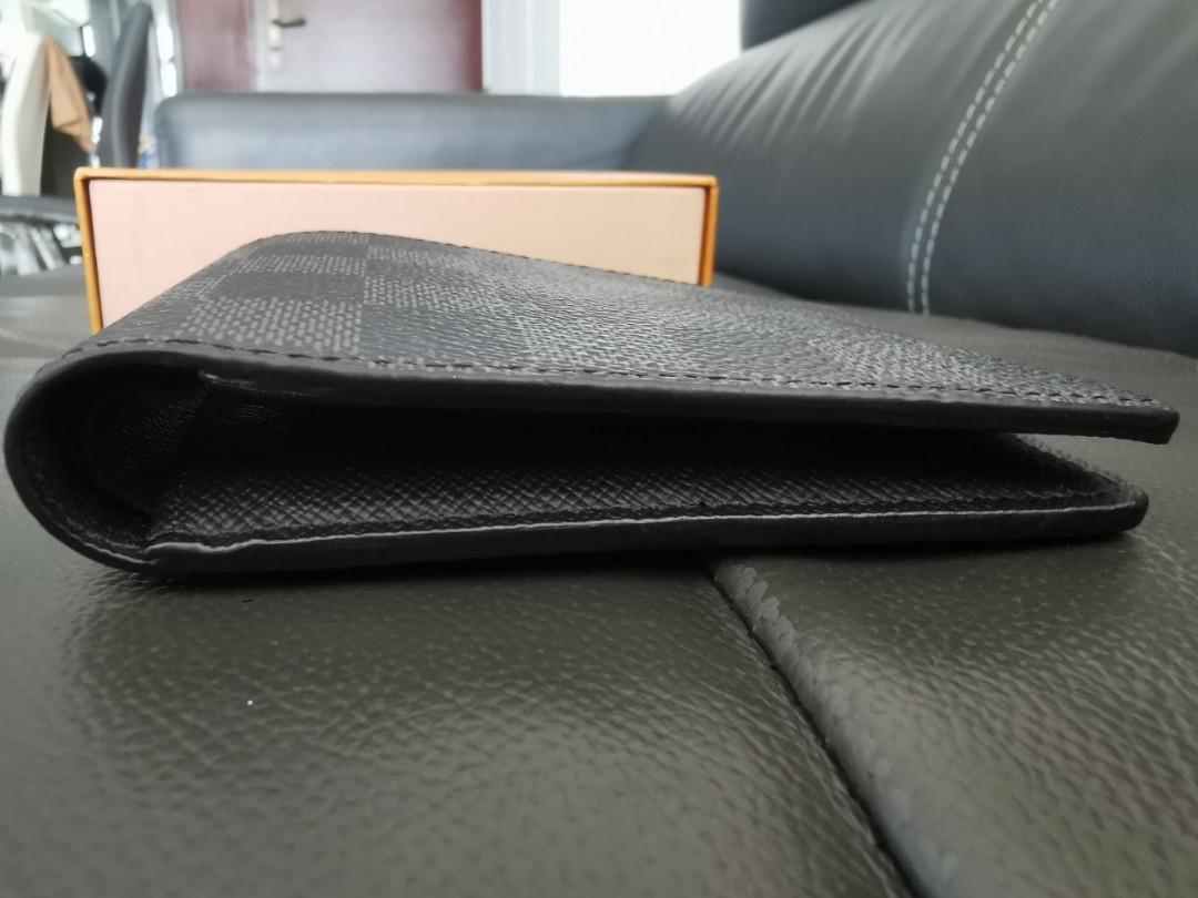 Louis Vuitton Damier Long GM Graphite Double Snap Wallet Lv-w0930p-0383