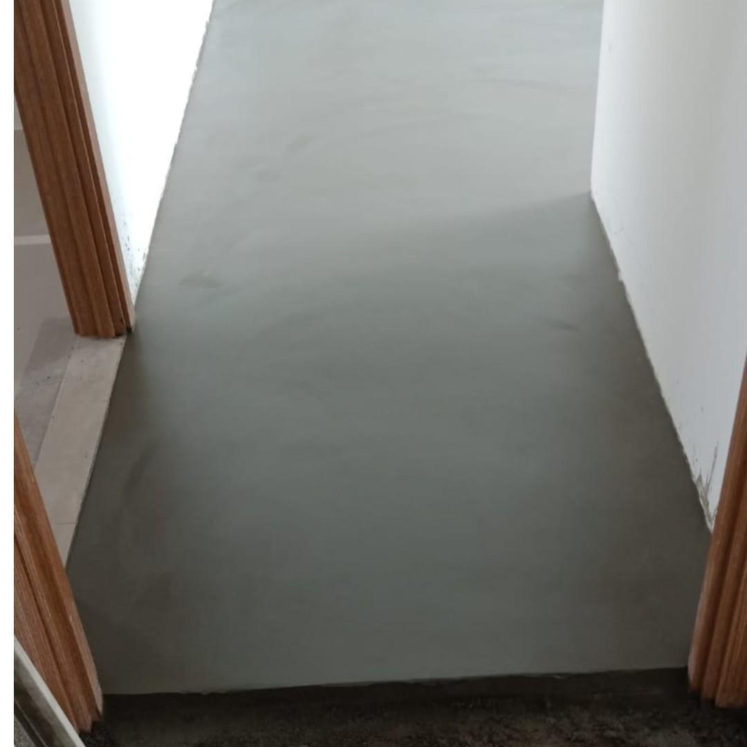 Cement Screeding Floor Screeding For Vinyl Home Services Renovations On Carousell
