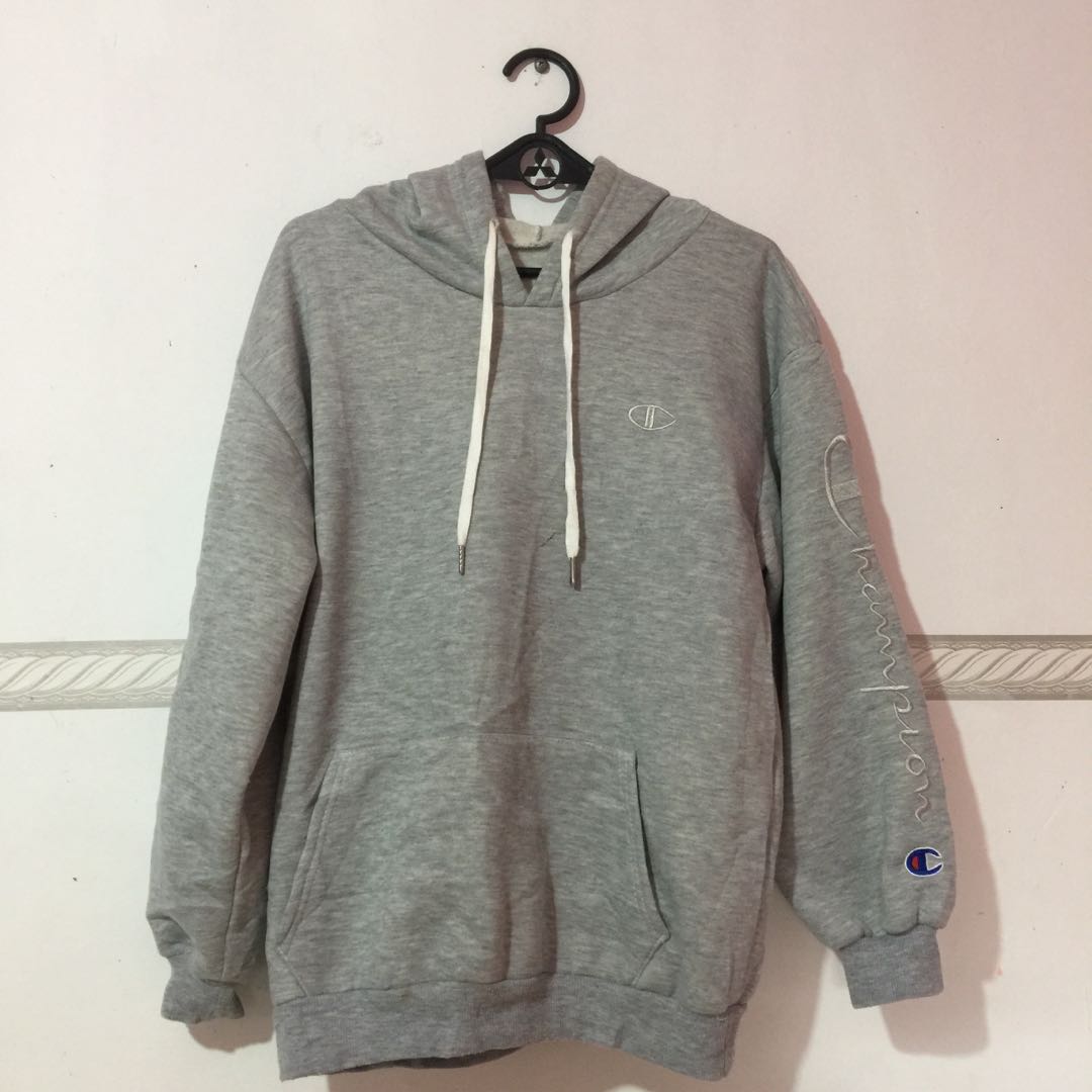 Champion Grey Hoodie Jacket