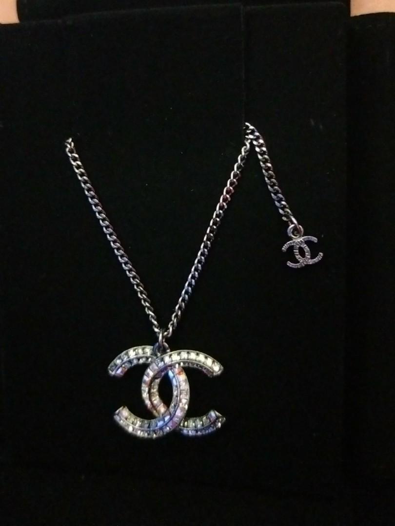Sterling silver chanel necklace online
