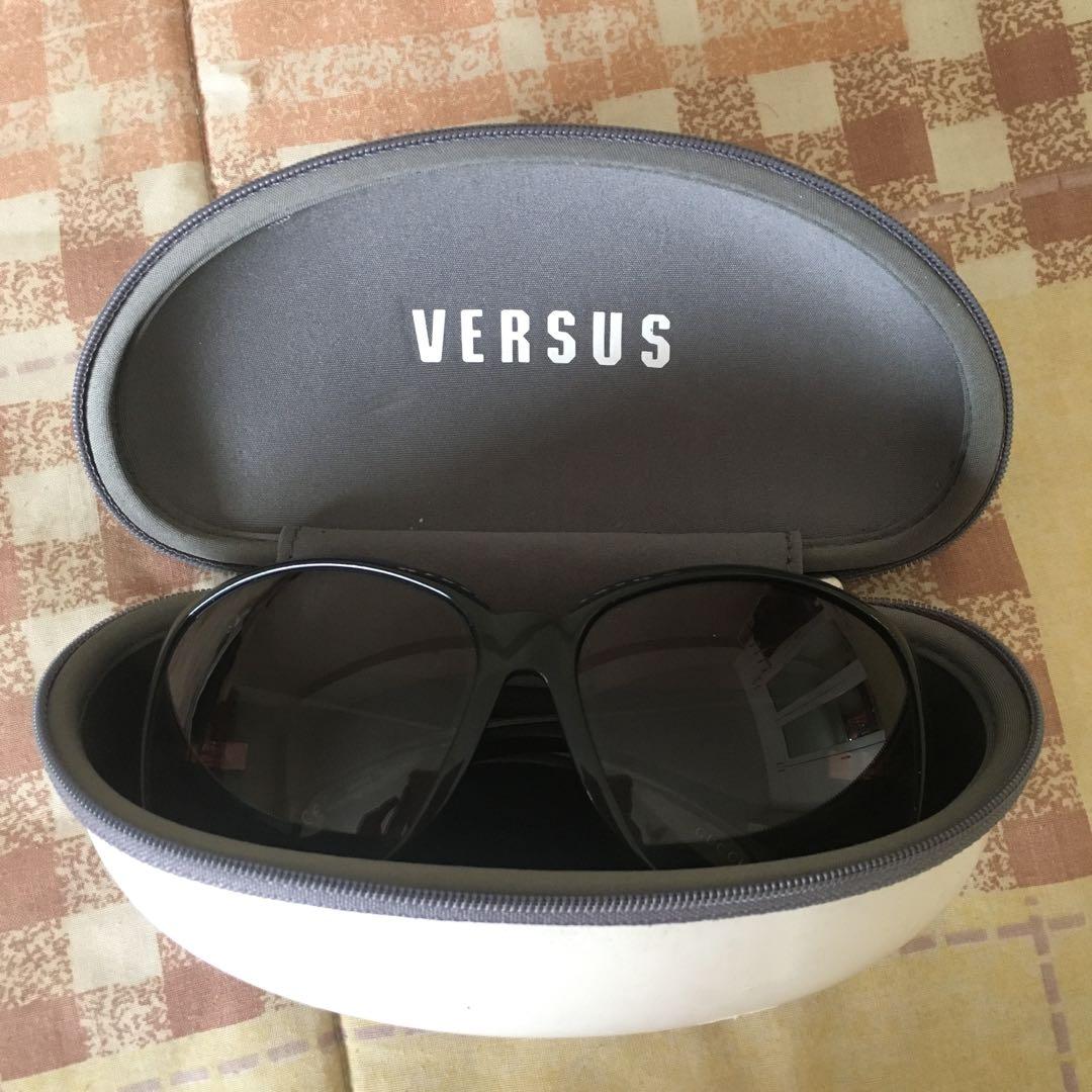 CHIC BLACK VERSUS BY VERSACE SUNGLASSES (Category: Sunglasses & Eyewear) located in Mandaluyong City. Submitted by dani_sells (Listing ID 1024681301, Image 3). Description: sunglasses in 10/10 condition, worn only twice. no scratches or damage at all. case is in 7/10 condition, unfortunately, as seen in pics. comes with the case and cleaning cloth. will wash the cloth of course before delivery :) price negotiable..