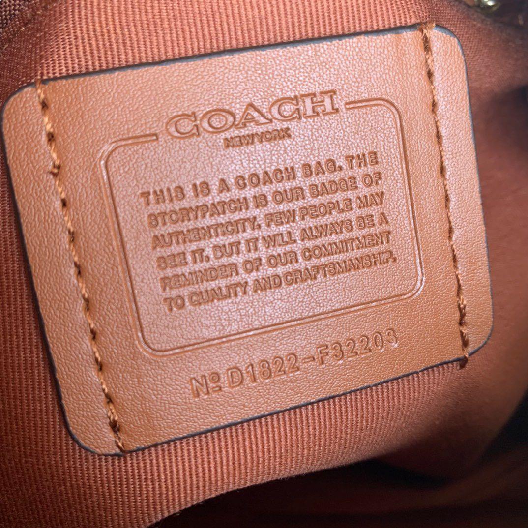 Authentic Coach F57521 Mini Bennett in Crossgrain Leather Satchel Bag -  Pink