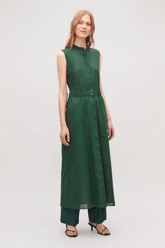 cos open back dress